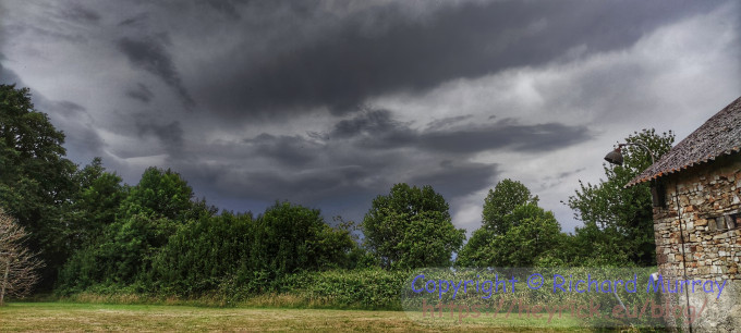 Cloudy evening