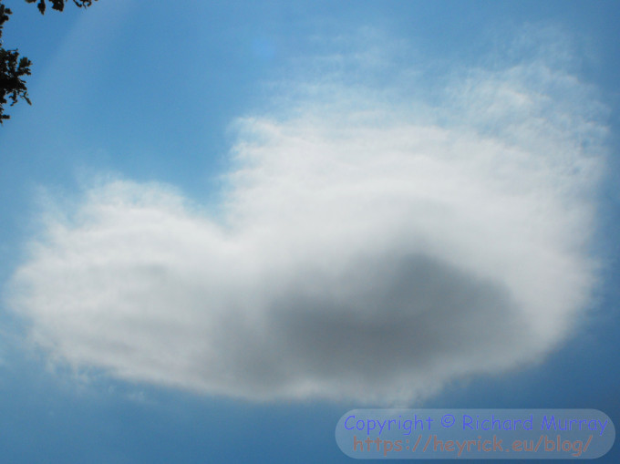 A picture of a cloud