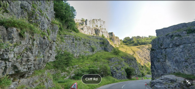 A pleasant cliff to stroll up and down.