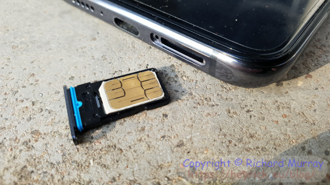 One hand-crafted nano SIM