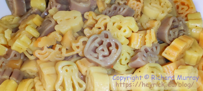 Halloween pasta