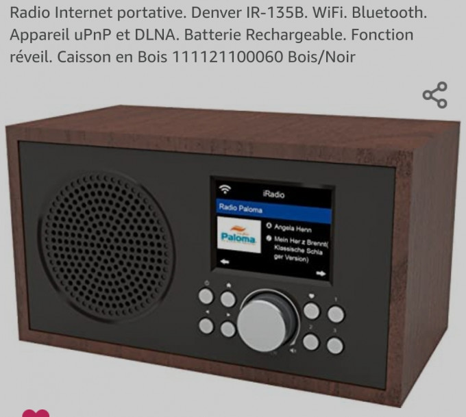 Denver IR-135B internet radio.