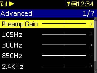 Setting a custom EQ