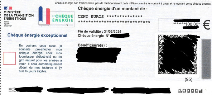 Cheque energie