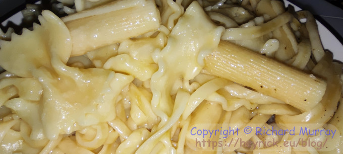~The cooked pasta