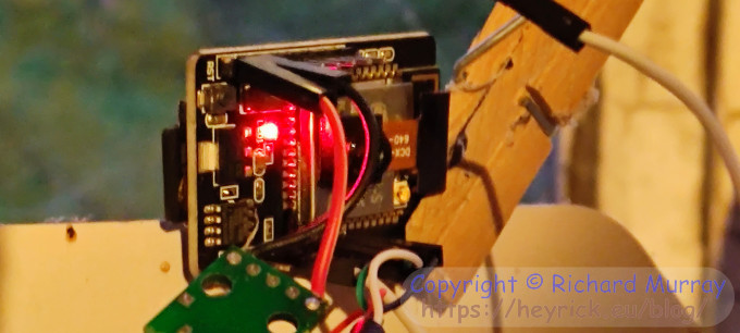 The ESP32Cam in action