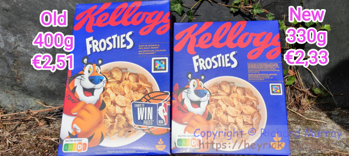 Inflation bites Frosties