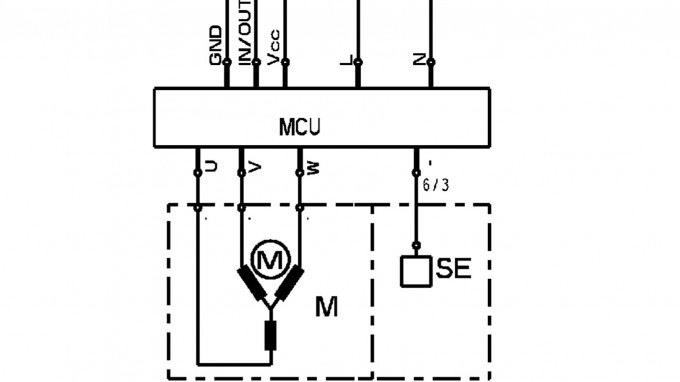 Motor, schematic
