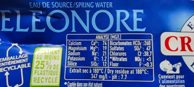 What's in cheap bottled water