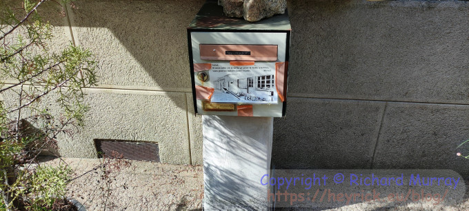 Where the mailbox has been since 1992