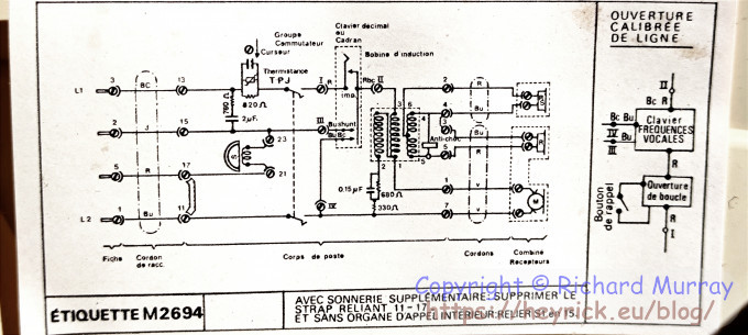 Telephone schematic.