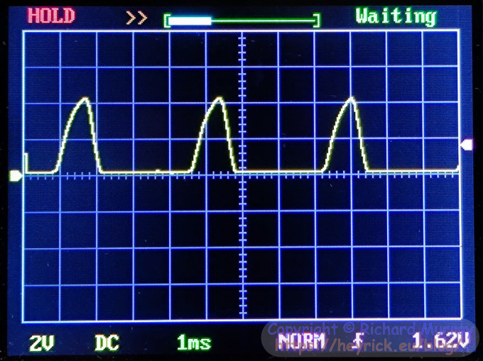 Position sense waveform in detail