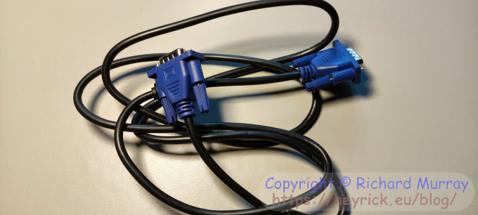 A cheap VGA cable