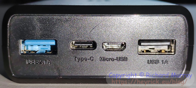 USB ports