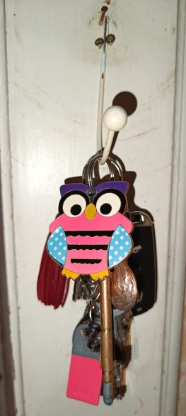 A repaired key holder