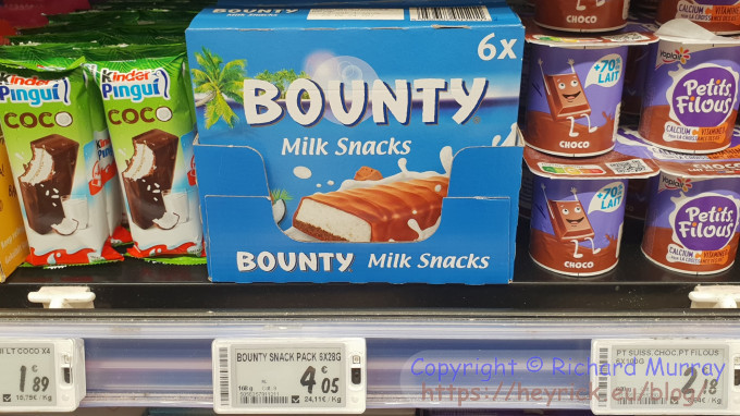 Bounty creamy biscuit things