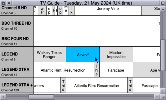 A suggested programme