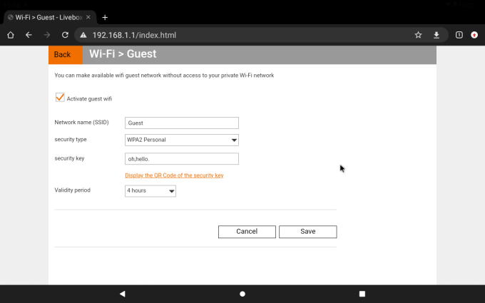 Setting up Guest WiFi