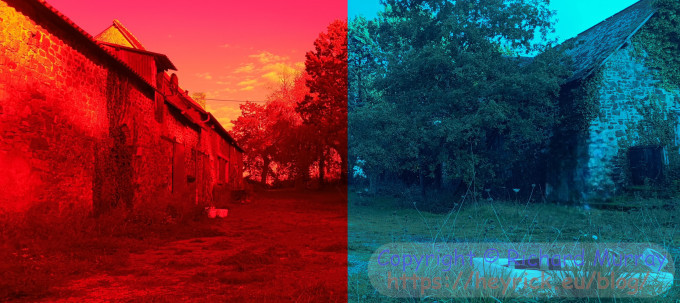 A world with anaglyph glasses