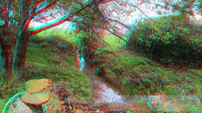 Anaglyph image - the stream