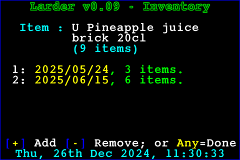 Larder screenshot