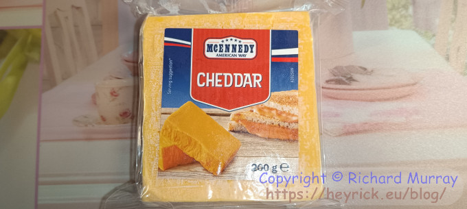 Lidl Mcennedy cheddar