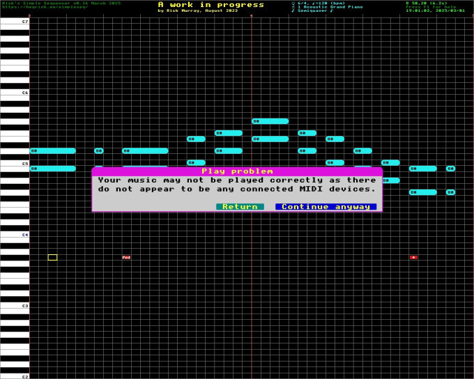 SimpleSeq in SXGA mode