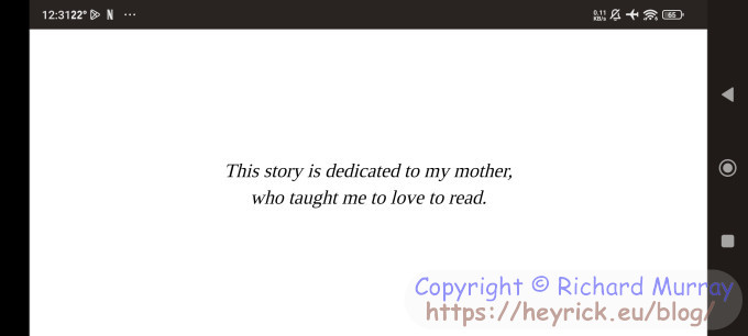 My story, dedicated to my mom.