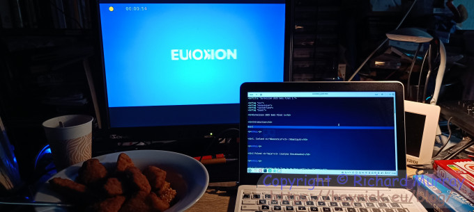 My setup for watching the song contest