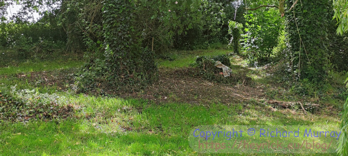 Harder mowing.