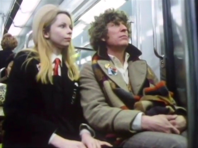 Two Time Lords taking the Paris Metro