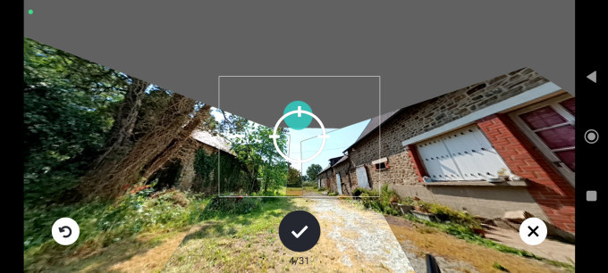 Making a photo sphere.