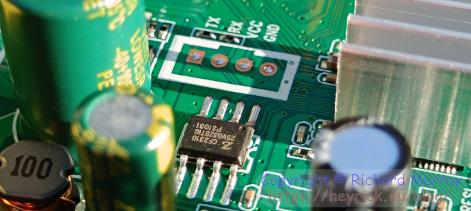 The serial flash memory.