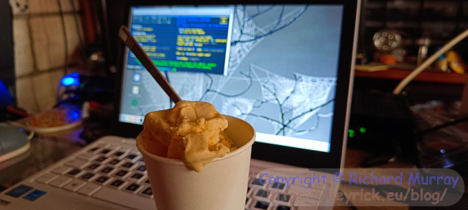 A picture of...who cares? There's ice cream!