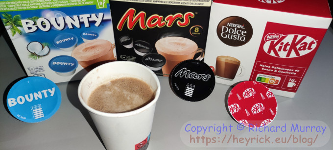 Hot chocolate capsules.