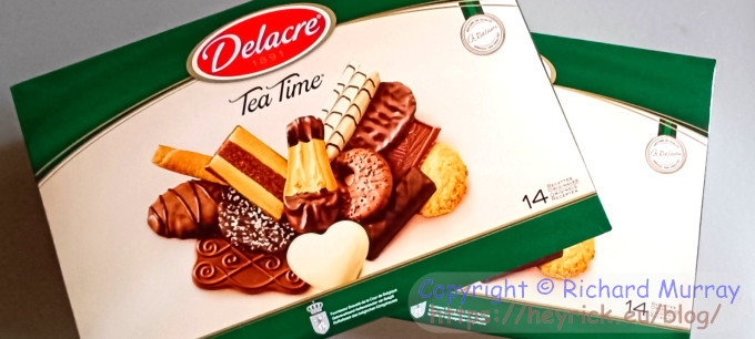 Two boxes of Delacre Tea Time biscuits