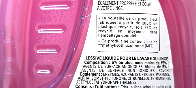 No Methylisothiazolinone in this product