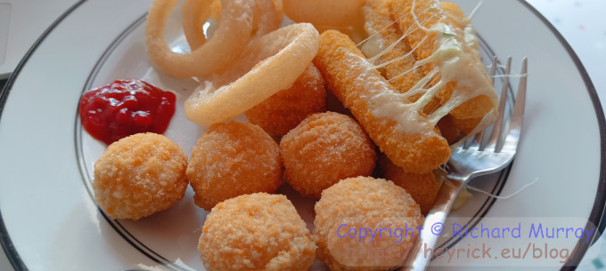 American style snacks.