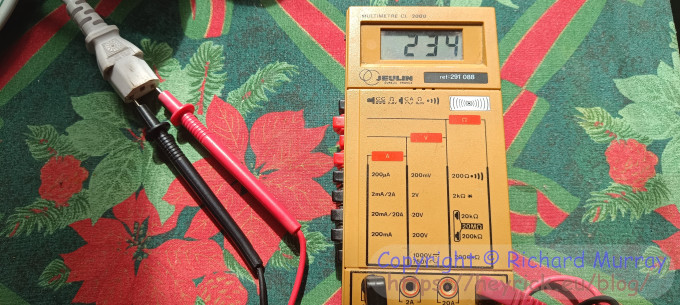 A chunky multimeter for use in schools.