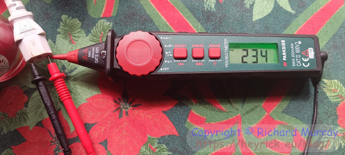 A pen style multimeter for poking at things.