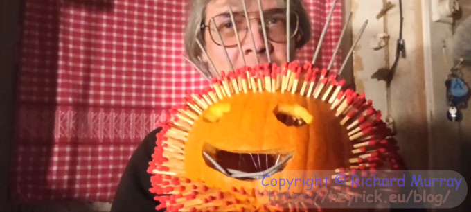 An abnormal pumpkin.