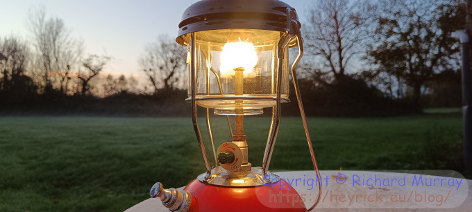 My Tilley lantern