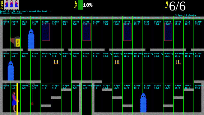 Mamie game with tiles highlighted.