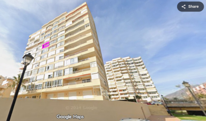 An apartment block in southern Spain.