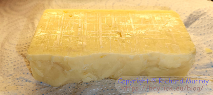 A nice lump of cheddar.