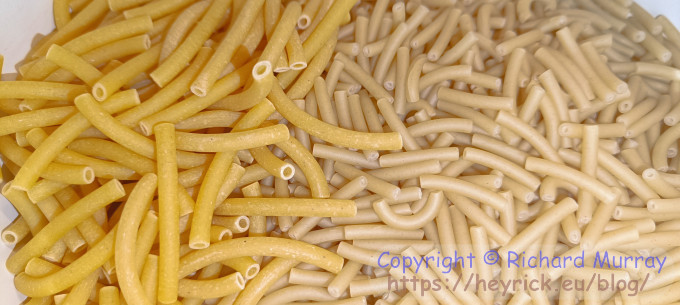 European and American macaroni.