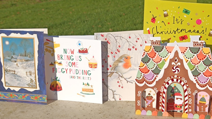 My Christmas cards.