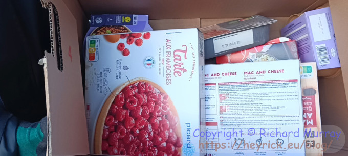 My Picard order, how it was packed.