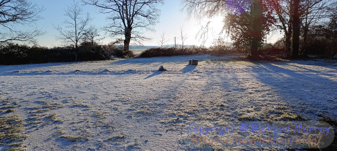 Photo of snow, looking south east.