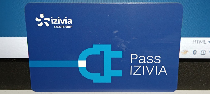 My Izivia card.